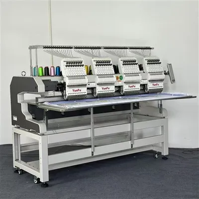 Auglýsing fjögur - höfuð útsaumur vél tölvuvædd