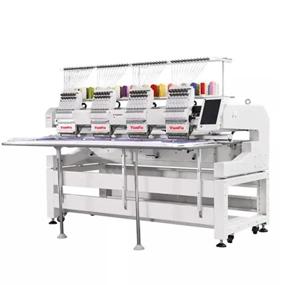 4 höfuð útsaumsvél Tölvustýrð